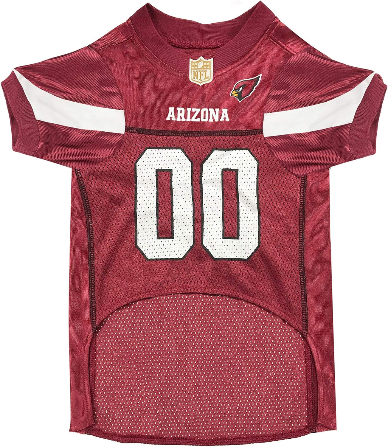 NFL Arizona Cardinals Dog Jersey, Size: Large. Best Football Jersey Costume for Dogs & Cats. Licensed Jersey Shirt